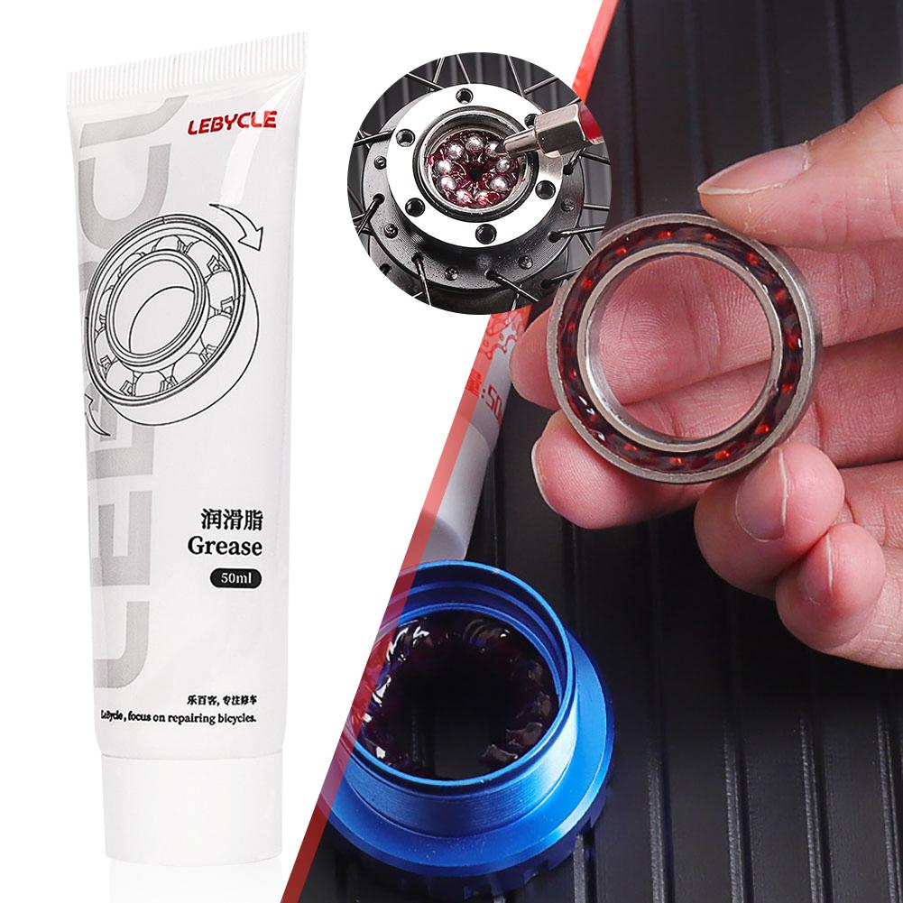 LEBYCLE Bike Bicycle Grease Lubricant MTB Bike Oil for Hub Bottom Bracket Headset Fork Flywheel Ball Bearing Grease