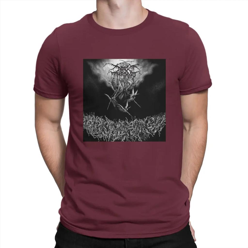 Darkthrone Creative TShirt for Men Dark Band Round Neck Pure Cotton T Shirt Personalize Birthday Gifts Tops