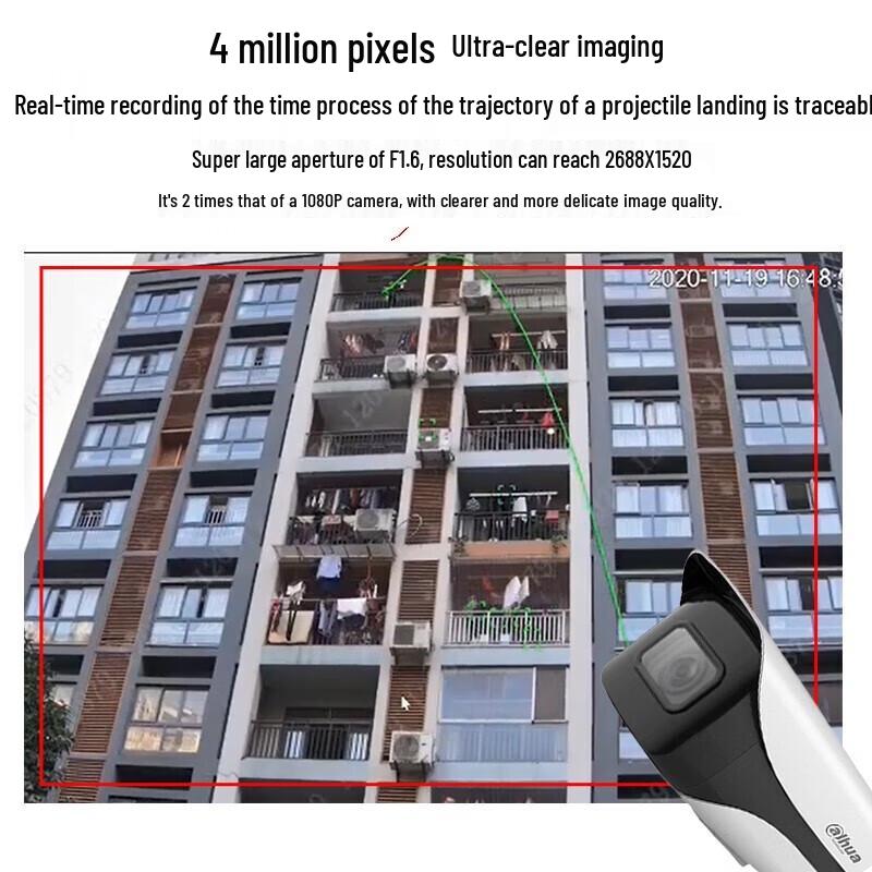 Dahua 4MP Starlight Smart Detection IP Camera CN plug (adapter included)