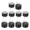 Uxcell Active 5mm Electronic Piezoelectric Continuous for Physical and Stores 10-Pack Buzzer, DC12V, 9x5.5mm, Pitch, Buzzer, Alarm, Buzzer, Sound,