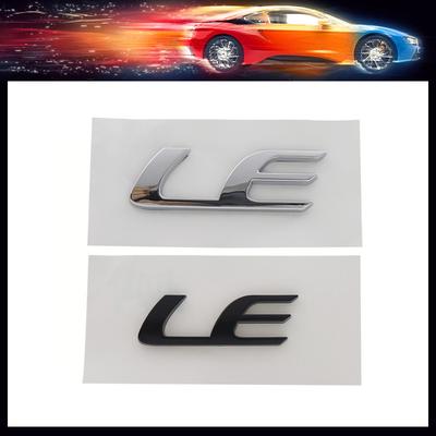 3D Premium ABS LE Letters Sticker Tail Bumper Badge Auto Rear Trunk Emblem Accessories Exterior Decoration