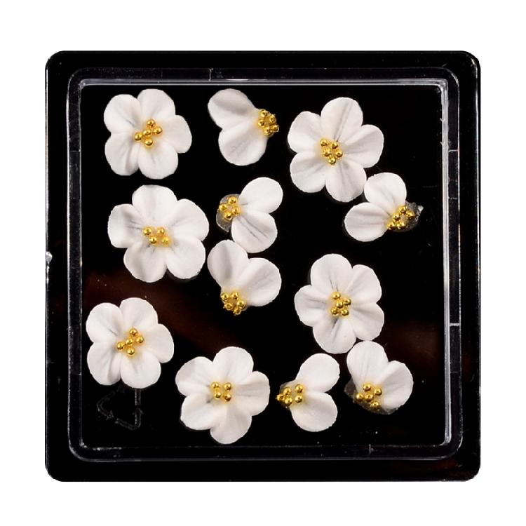 

12 Pieces Creative Rose Camellia Nail Adornments 3D Nail Charm Maicure Nail Ornament For Enhancing Any Occasion