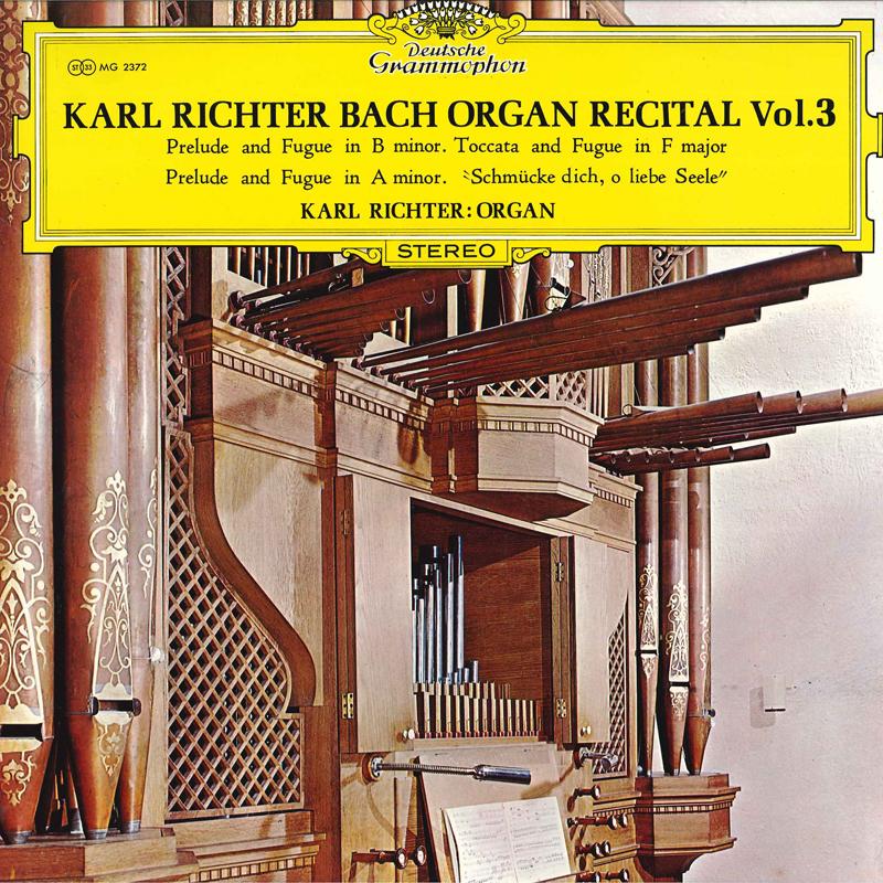 

LP Record KARL RICHTER - J. S. Bach Organ Recital Vol. 3 MG2372 DEUTSCHE GRAMMO - Japan Obi Classical