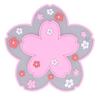 Sakura Coaster Approx 6in Elegant Sakura Style Antiskid Durable PVC Table Coasters for Kitchen