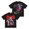 Ronaldinho Barcelona Vintage Bootleg Kétoldalas Túlméretezett Póló, Brazil Labdarúgó Legenda Grafikus Póló, Uniszex Alkalmi Felső