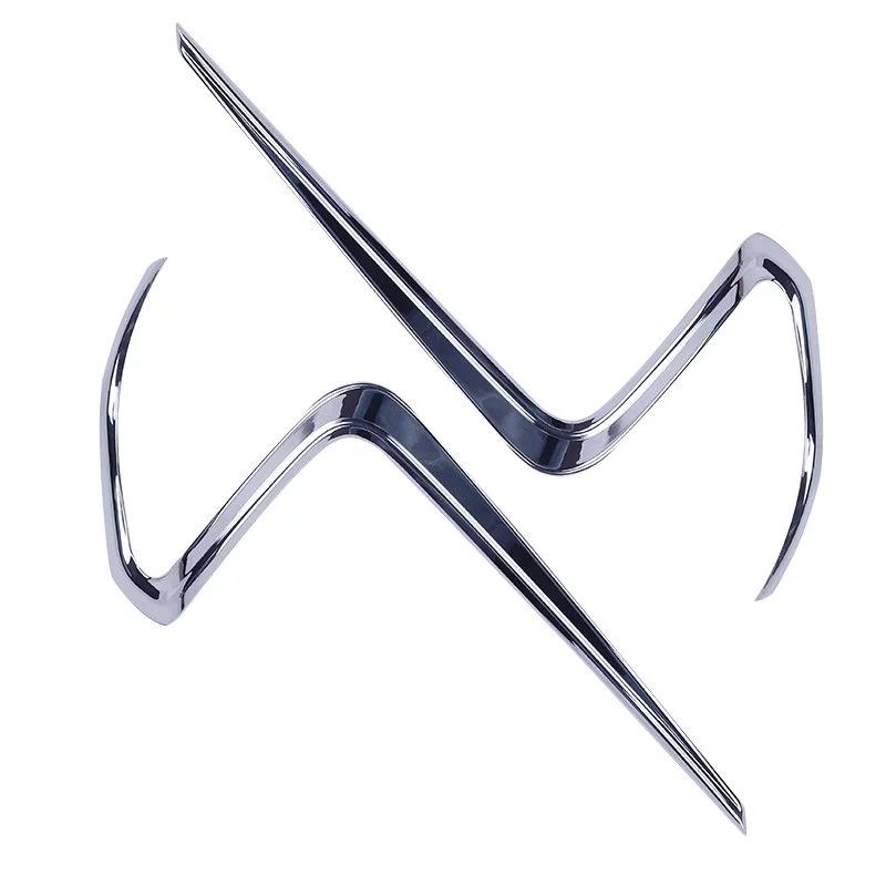 

For Mitsubishi Eclipse Cross 2018 Car Rear Light Strip Taillight Lamp Eyelid Cover Trims Sticker Car Accessories ABS Chrome