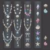 Ocean Series Animal Silicone Mold Sea Shell Conch Nail Stamplates Starfish Jellyfish 3D Soft Charm Manicure Mold Stencil Tools