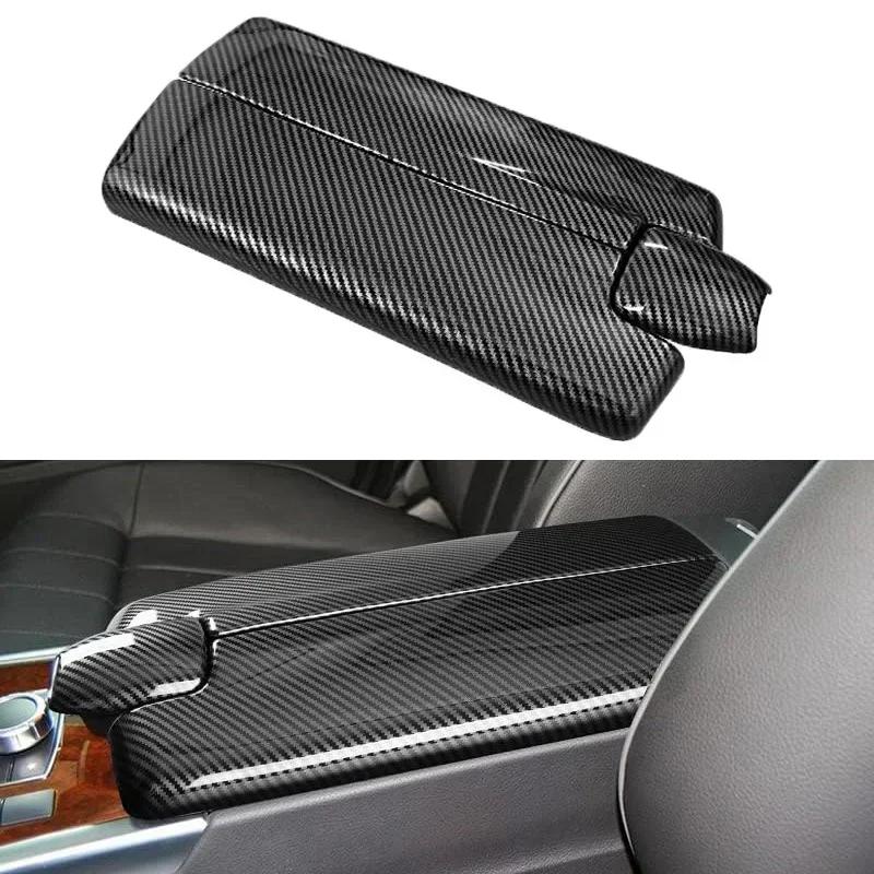 

Hot Interior Mouldings For Mercedes Benz E CLS Class W212 W218 LHD Car Center Console Armrest Box Trim Cover Carbon Fiber Style
