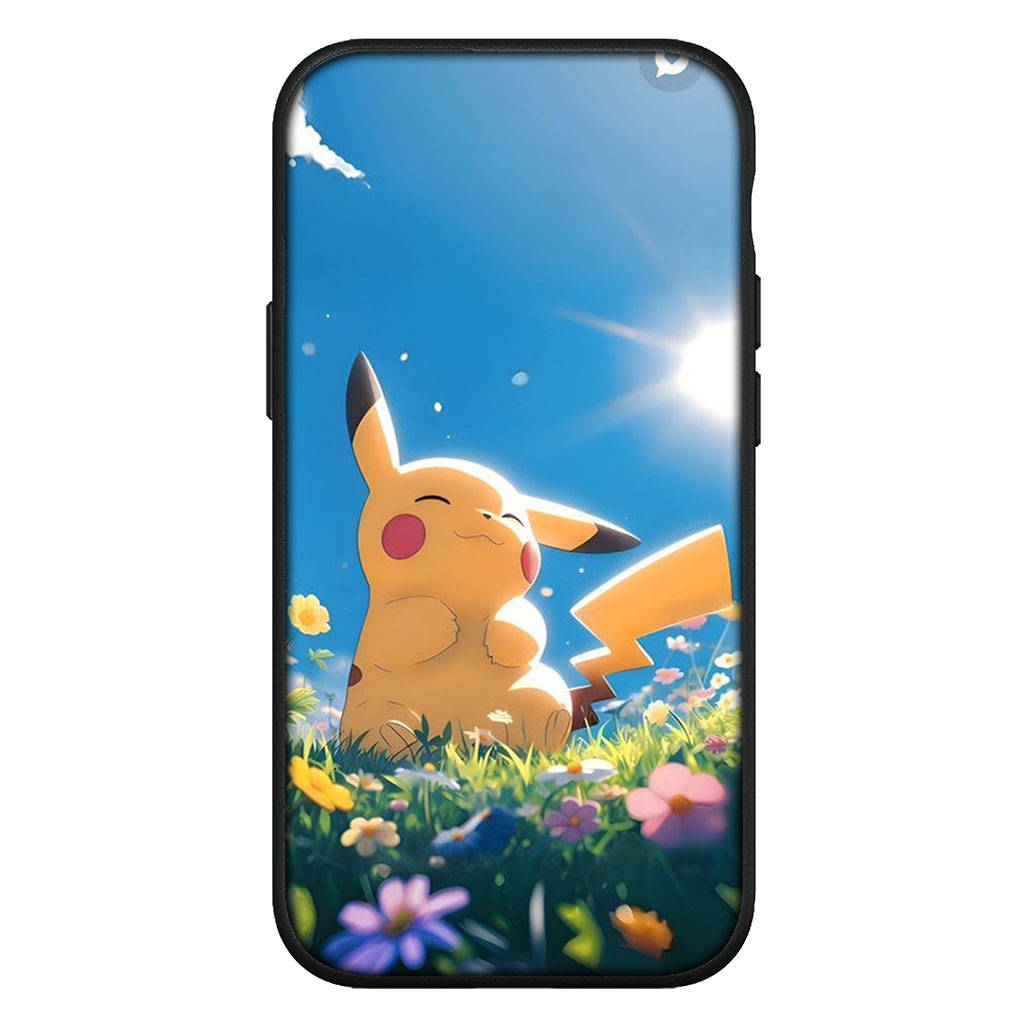 Husă pentru iPhone 16 15 Xiaomi Redmi Note 14 13 12 11 Pro Max X 8 9 16e Samsung Galaxy S25 S24 S23 Moto OPPO Huawei Husă de telefon drăguță cu Pikachu Charmander