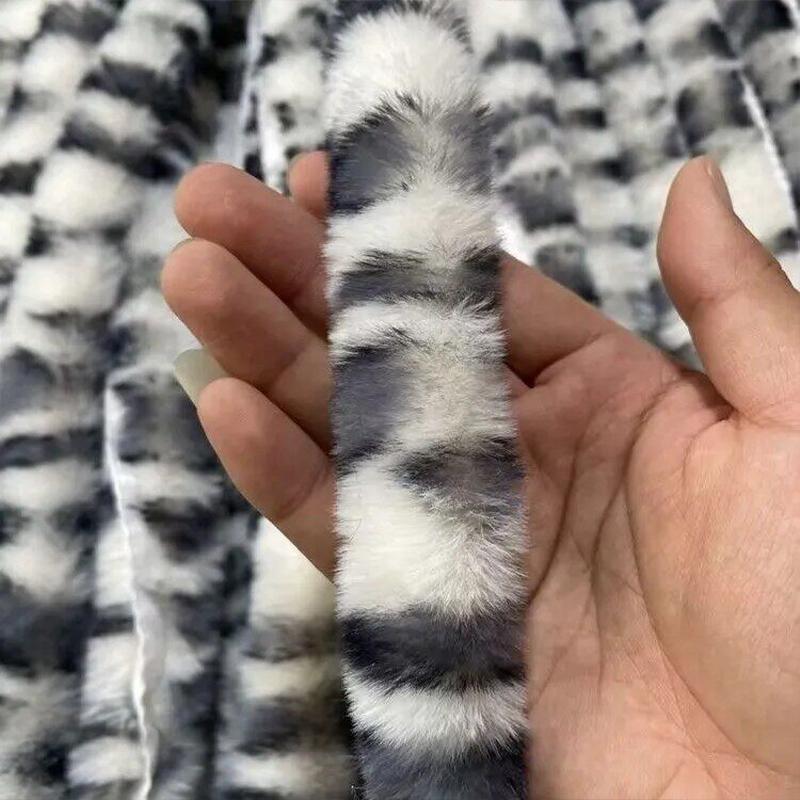 10 Meter Fluffy Lace Trim Faux Rabbit Fur Artificial Plush Fur Ribbon Stripe Tapes DIY Sewing Costume Cheongsam Hanfu Cuff