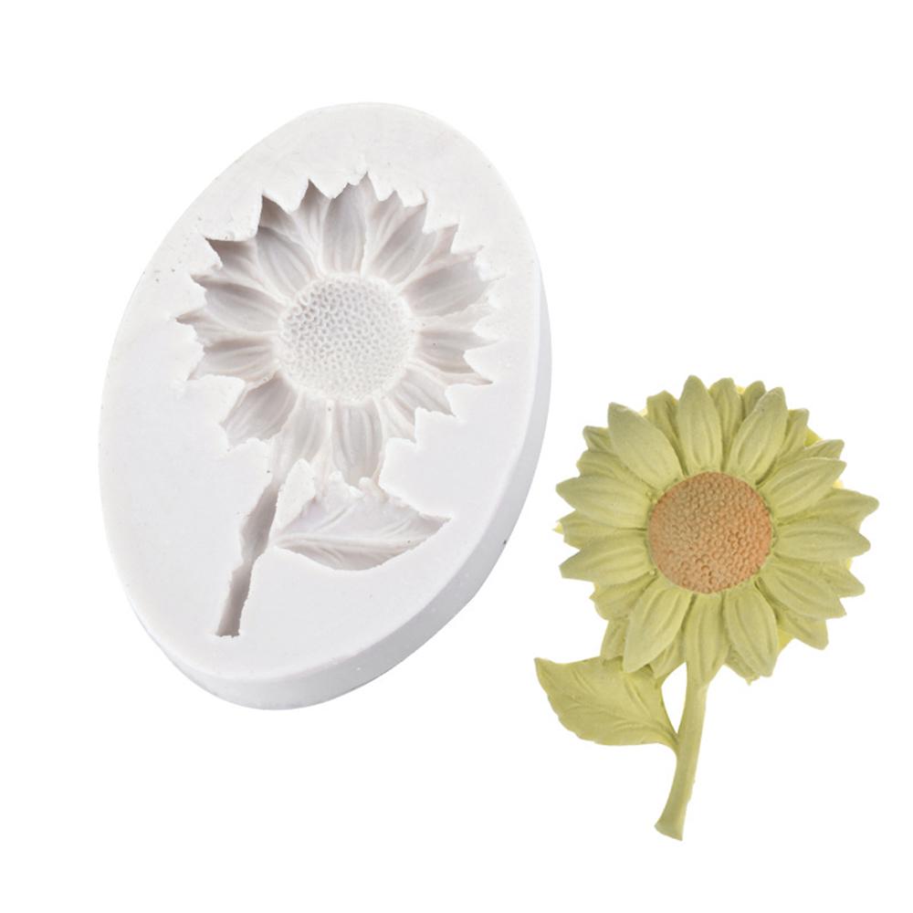Cake Mould DIY sunflower silicone mold handmade fondant cake decoration kitchen tool chocolate baking mold
