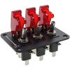 Vehicle Toggle Switch Panel for Racing Ignition 20A Power Start Switch with Electrical Rating 12V and Metal Construction