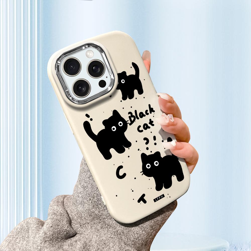 

Сплошной цвет с серебряным краем линзы, жирный корпус, мягкий жидкий силиконовый чехол из ТПУ, противоударный чехол для телефона для Huawei Honor iPhone Infinix Tecno Vivo iPhone 14 Pro Max