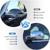 Side Door Mirror Cover Cadillac Escalade 2007-2014, Car Outside Rear View Mirror Housing Protector Cover Cap Trim Accessories ABS Plastic 2PCS