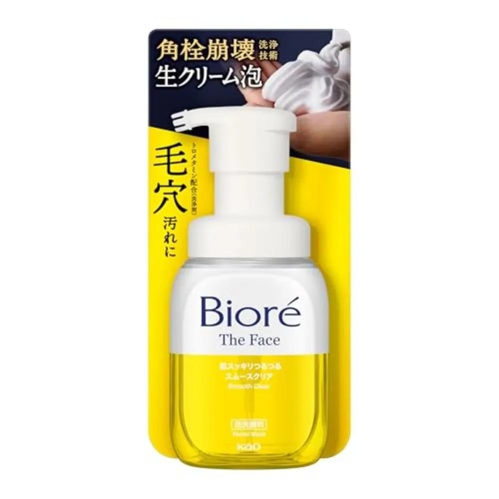 Biore The Face Cleansing Foam Smooth Clear 200ml Set of 4