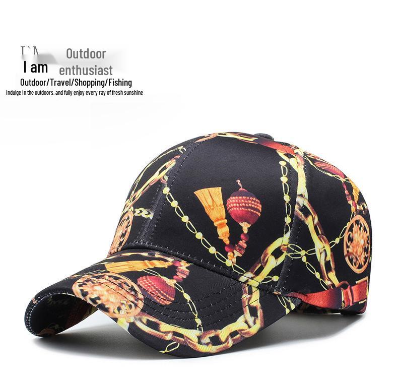 Korean Style Trendy Black Baseball Cap - Versatile Sun Protection for Men & Women