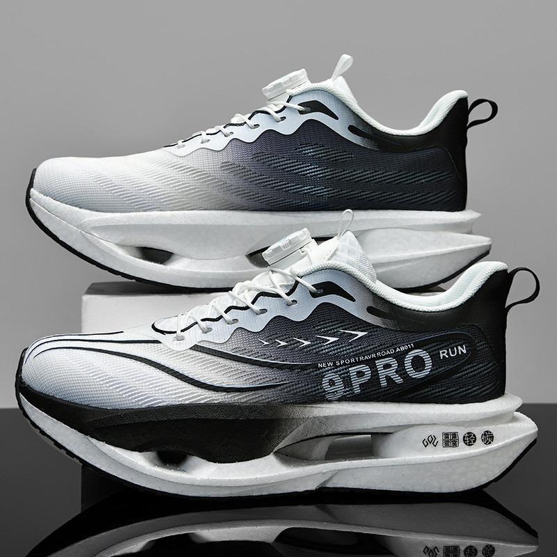 Men's Gradient Mesh Sneakers Cushion Sole Sport Running Shoes