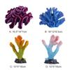 for Fish Tank Decor Resin Decorative Fake Coral Reef Aquatic Plants Reef Rock Aquarium Ornaments