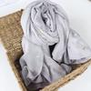 Sciarpa Bronzata in Cotone di Canapa, Ampio Lungo Caldo Paravento Sciarpa a Spalla, Sciarpa a Spalla Letteraria Giapponese da Donna