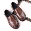 Fashion Spring Autumn New Designer Men's Loafers Fashion British Style Retro Soft-soled Casual Leather Shoes for Men