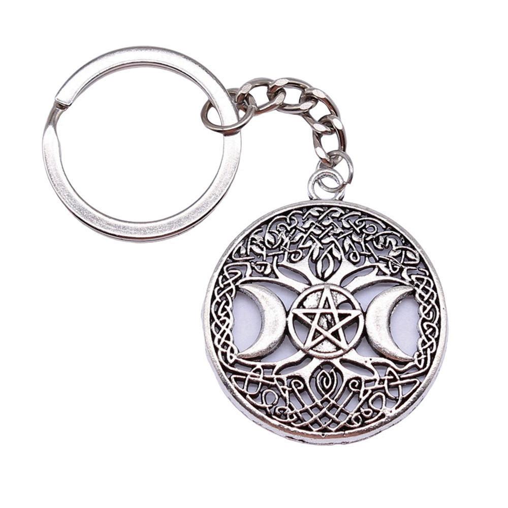Kabbalah Lucky Charm Tree Of Life Keychain Love Key Ring 28mm