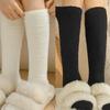 2025 new Women's Mink Fur Socks Knee High Calf Socks Plush Long Tube Sock Winter Thick Warm Long Sock Sleep Socks