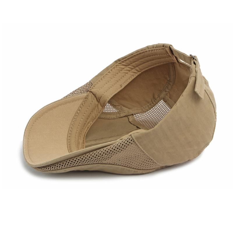 Casquette Forward en Maille d'Été pour Homme Casquette à Visière Respirante Casquette Respirante Protection Solaire Béret Rétro
