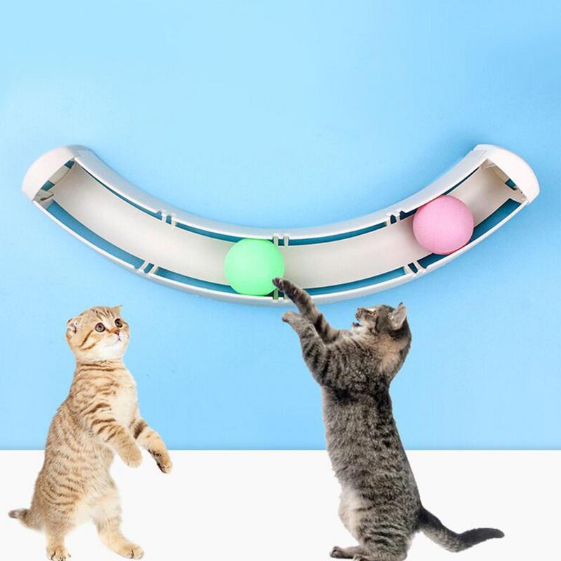 Cat Ball Track Cat Ball Track Puzzle Toy Mental Physical Exercise Training Tool For Kitten Pet Supplies For All Breed Sizes