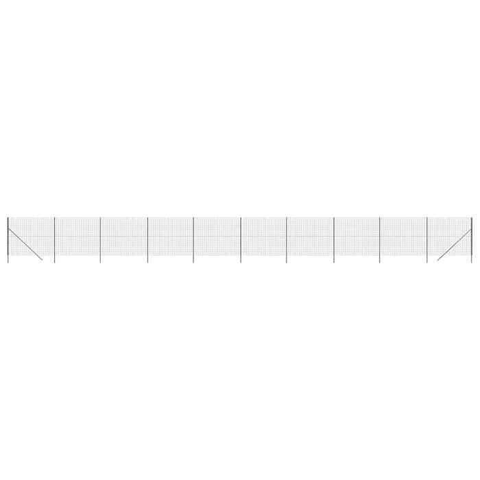 VidaXL Clôture en Treillis Métallique, Panneau de Clôture Décoratif, Barrière de Protection Jardin Patio Extérieur, 154237