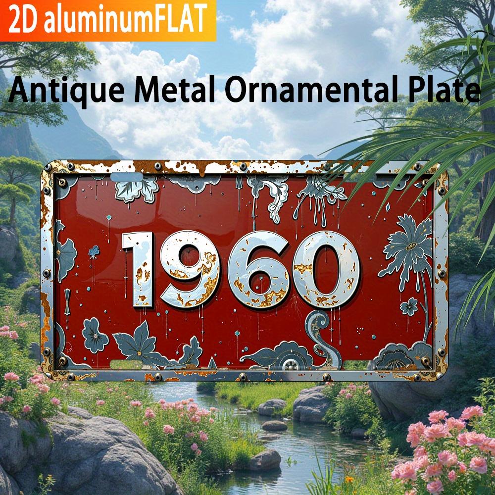 

D Flat D Flat This Vintage Metal Art Deco Sign Measuring X inch Inches Is Made Using D Flat Highdefinition UV Prin 15x30cm(5.9x7.8inch)