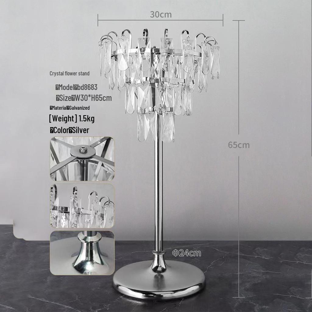 Crystal Wedding Table Centerpiece Flower Stand