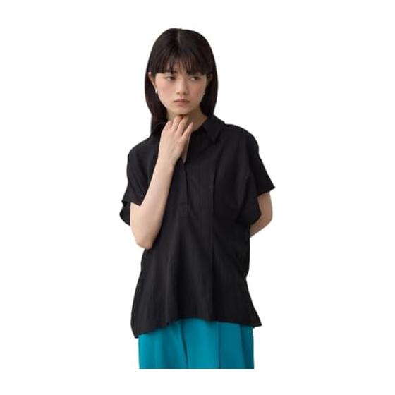 [Azure by Mausie] Tuck Skipper Blouse Women s 250ISB30-541E