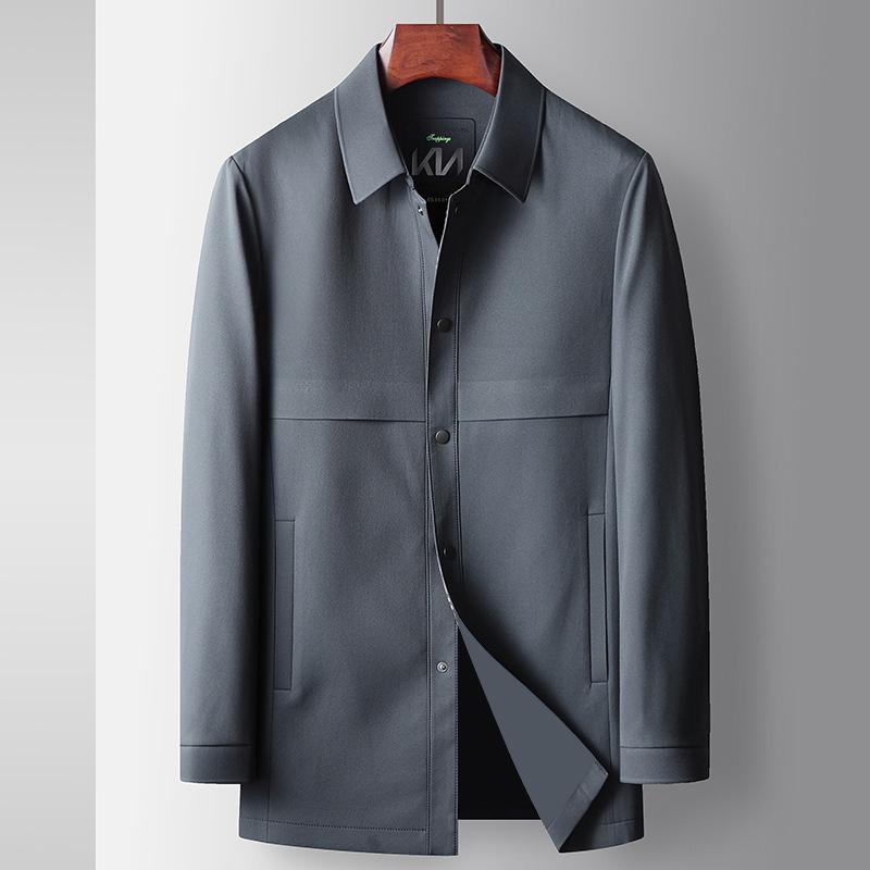 Spring and Autumn Lapel Zipper Version Top Middle-aged and Young Light Luxury Business Casual Jacket Trend