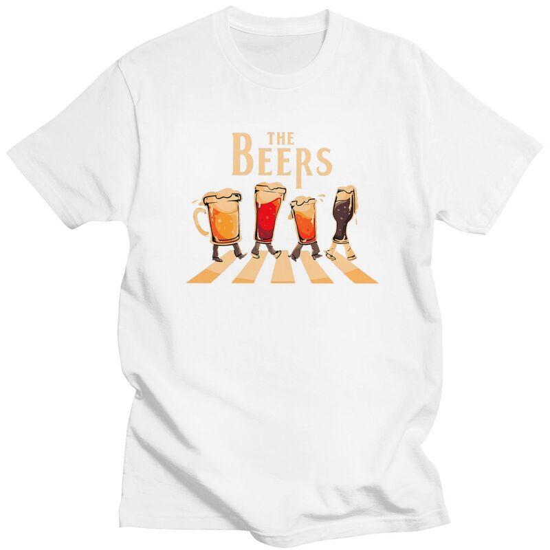 Individuelles The Beers T-Shirt für Herren 100% Baumwolle T-Shirt Mode T-Shirts T-Shirt Slim Fit Kleidung Geschenk