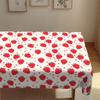 1 PC Vibrant Strawberry Rectangular Tablecloth - Perfect Decorative Home Kitchen, Party, Spring, Summer, and Holiday Celebration