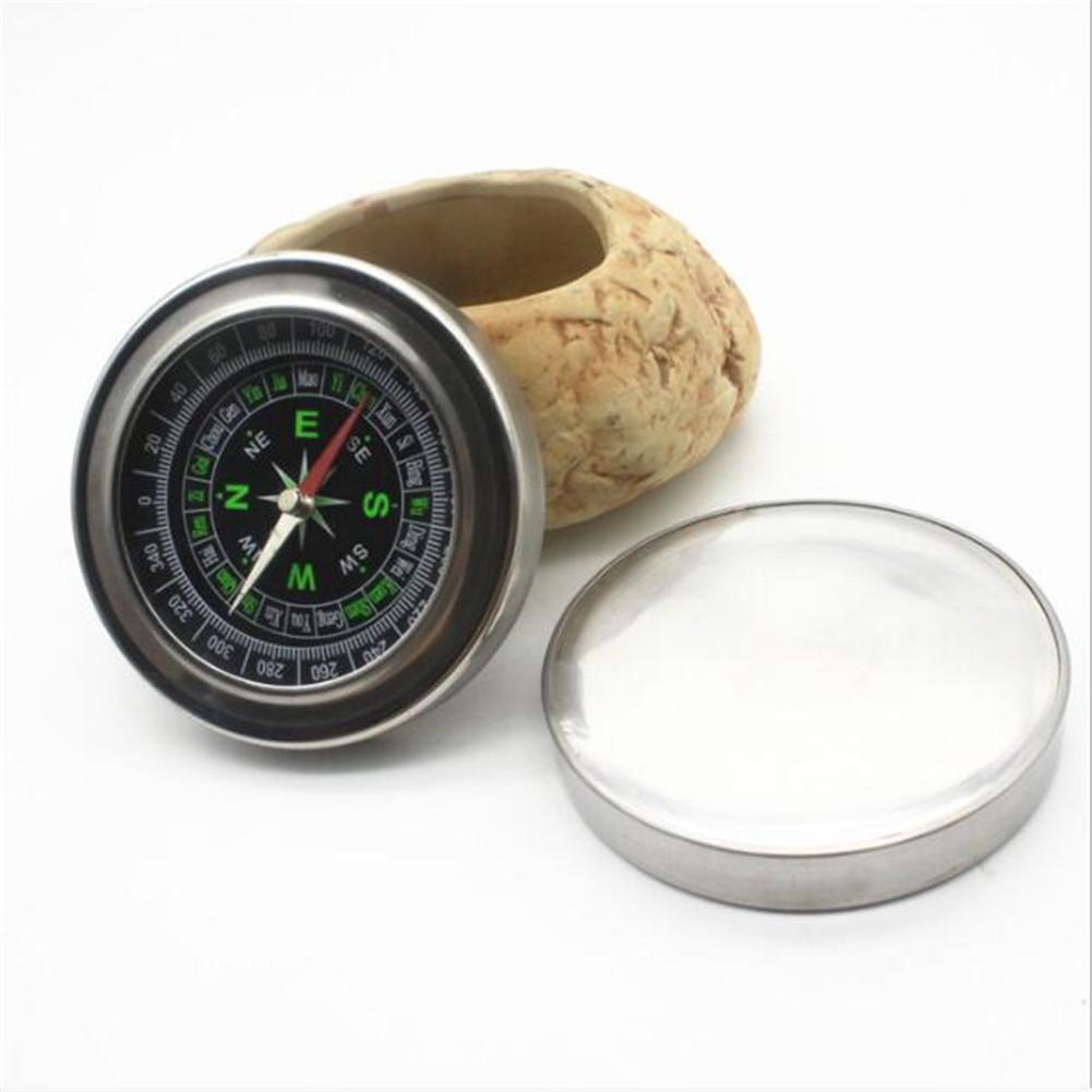 Outdoor Multi-purpose Full Metal Compass Stainless Steel Compass