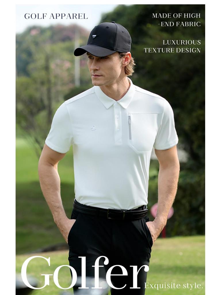 PGM2026 Men's Quick Dry Short Sleeve Polo Shirt for Golf