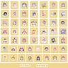 50/100 Cute Little Girl Graffiti Stickers Mobile Phone Water Cup Decoration Waterproof Stickers DIY Hand Account Stickers