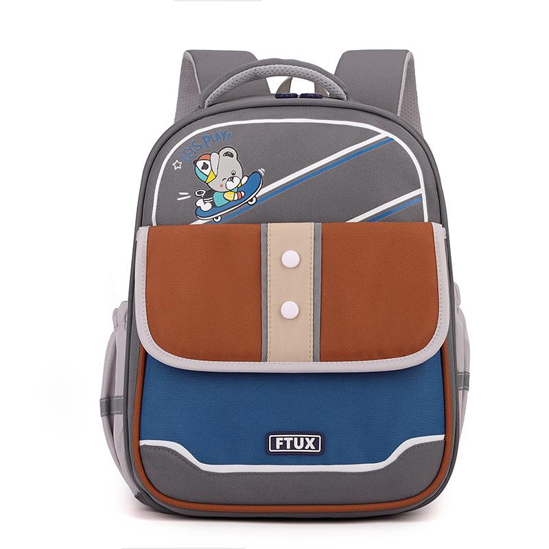 School BagsNew Primary School Students First Grade  Cute Cartoon Backpack Large Capacity Leisure Burden Reduction