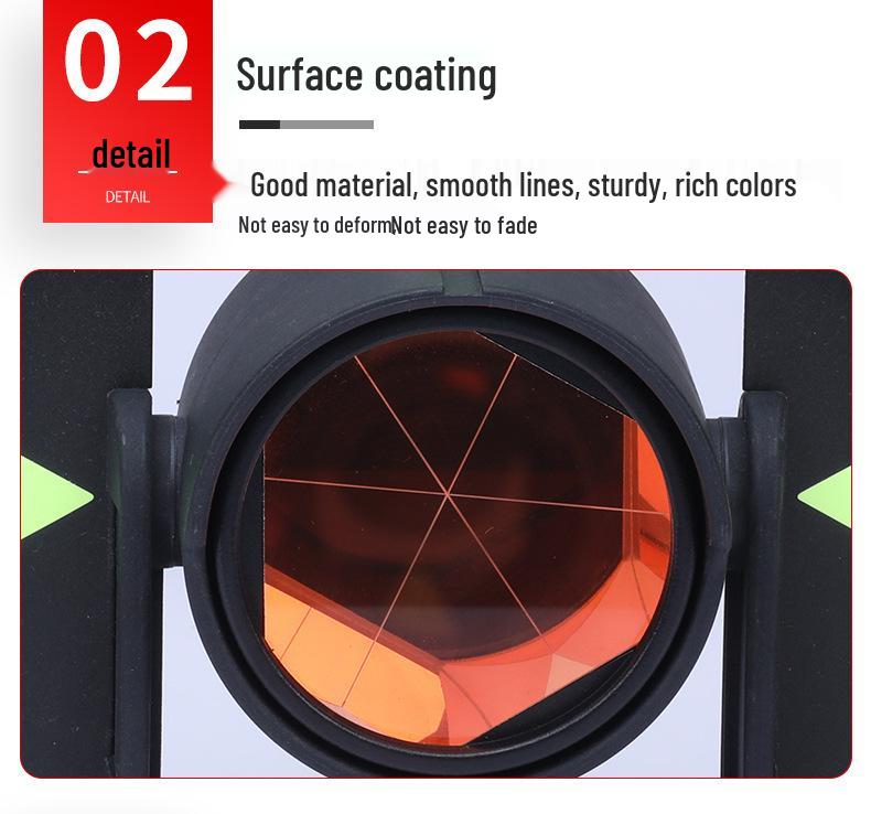 LK GPR1GPH1 Total Station Prism: Surveying & Tunnel Monitoring Lens with Reflective Mirror
