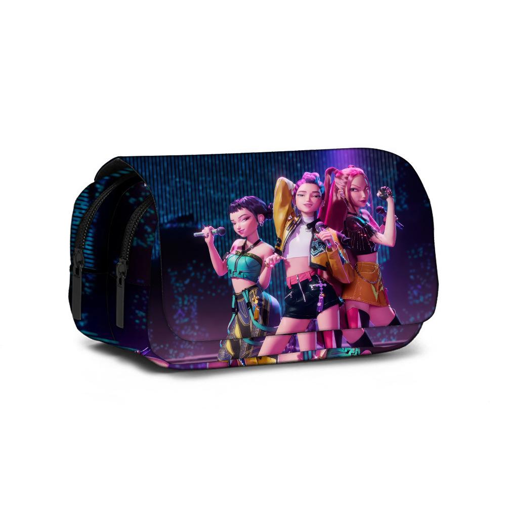 

KPop DemonHunters all-over print student pencil case/stationery bag K-POP