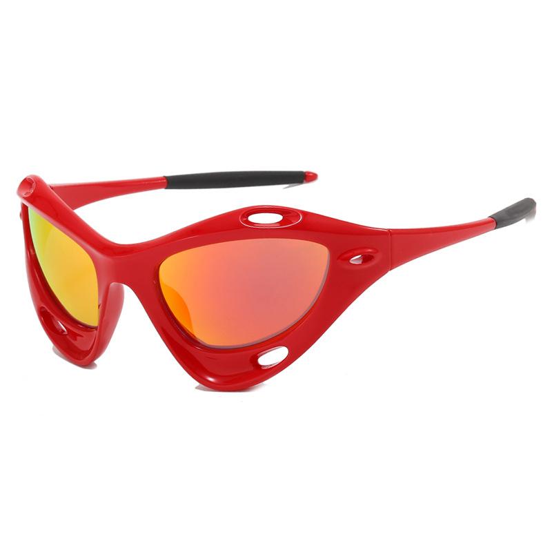 Stylish Men Y2K Sunglasses Latest Women Personalized Windproof Sun Glasses Men's Sports Cycling Glasses UV400 Protection Protection Eye Wear