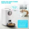 4.5L Automatic Pet Food Feeder For Dog Cat Food Container Stainless Steel Bowl Smart Dispenser Dogs Feeder Product Supplies