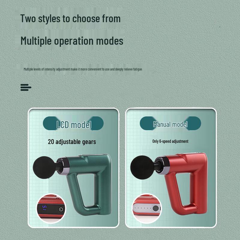 Rong Tai Mini Percussion Massage Gun with LCD Display