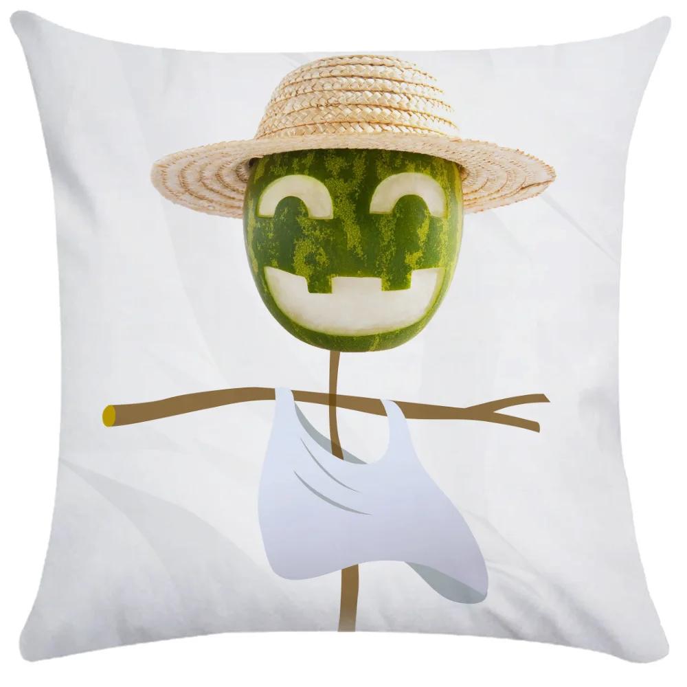 Home Decor Garden Chair Pillowcase Luxury Designer Summer Fruit  Decorative Tropical Mango