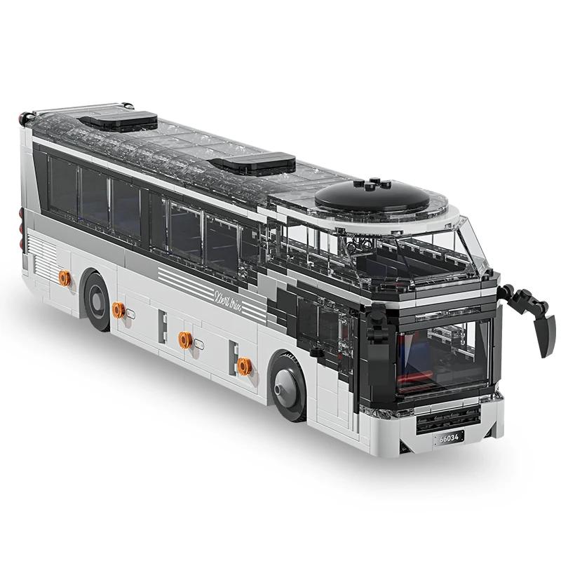 811PCS City Tour Bus Building Blocks Double-Decker Tourist Bus Model Bricks Desktop Decoration Diy Toys For Kids Holiday Gifts No Box