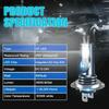 H7 LED Headlight Bulb Kit Car Fog Light 110W Super-Bright 6000k White Headlamp High Low Beam For Vehicles