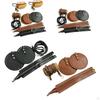 DIY Bag Making Kit With PU Leather Knitting Materials Shoulder Strap Zipper Holes Suitable for