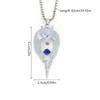 Luminous Wolf Totem Pendant Necklace Animal Long Necklace Hiphop Jewelry