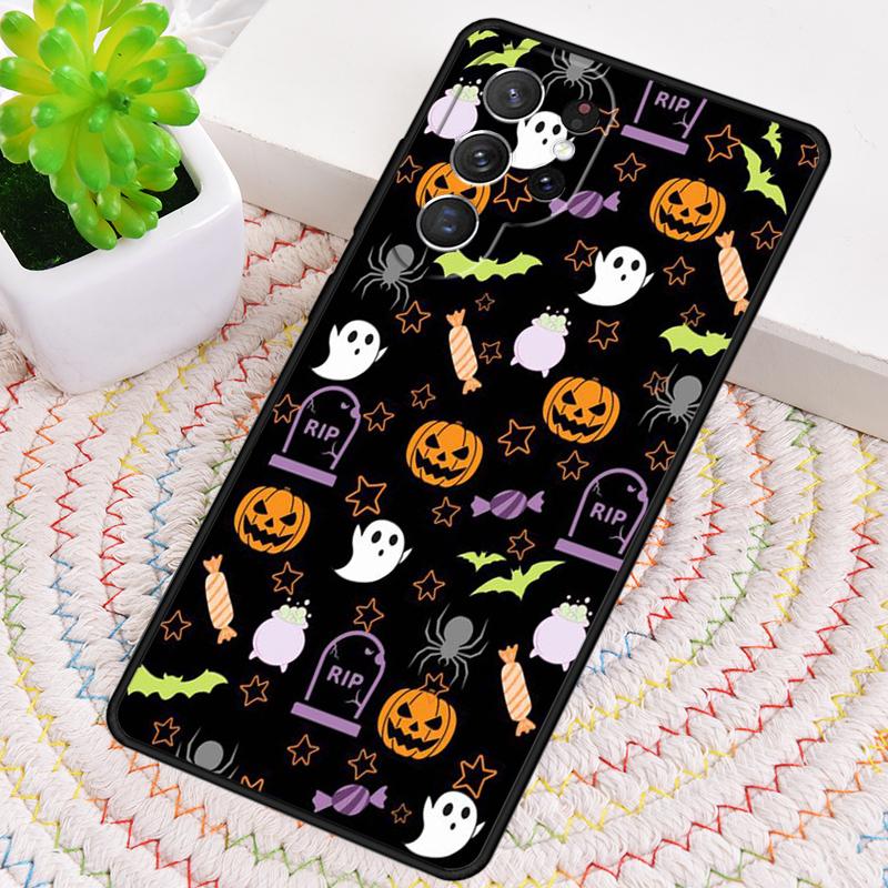 Halloween Aesthetic Silicone Phone Case For Samsung Galaxy note 10 pro S26 S25 S24 S23 S22 S21 Plus S25Ultra Capa Cover